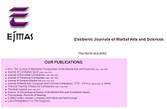 Electronic Journal of Martial Arts and Sciences